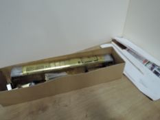 PRMRP 7mm scale brass and nickel model kit, BRL-060 Class 60 Locomotive, opened, instructions