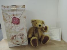 Russ Bear, Modern Mohair Limited Edition, LE002 Barrymore, length 54cm, 3585/5000 certificate and