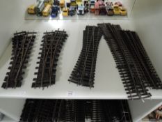 0 gauge Fine Scale Peco Points, SL-E692 Left Hand x3 and SL-E691 Left Hand x4, 2005 Points x2,