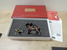 W Britains First Gear Sets, 17667 Mons 1914, British 9th Lancer Officer, Captain Francis