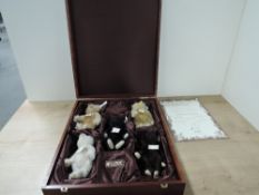 Steiff Bears, Modern Mohair Limited Edition Bears, 654695 UK Baby Bear Set 1999, 1989-1993 Five