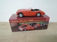 Eduscho 1:18 scale die-cast, Austin Healy 3000 (1961), in card box, very little use (1)