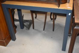 An office side table, width approx. 100cm