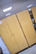 Two vintage Meredew wardrobes