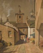 *Local Interest* Geoffrey H. Pooley (British 1908-2006) Watercolour, the Moot Hall Keswick