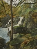 Local interest* Meg Lee (British 20th century) gouache 'River Duddon' signed and dated 1980 lower