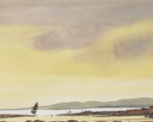 Desmond Turner (Irish 1923-2011) watercolour, untitled but thought to be County Clare, signed and
