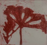 Karen Lester (British Contemporary) Limited Edition Drypoint etching 'Hedgerow Cow Parsley'