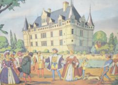 After Sandro Botticelli (c. 1445-1510) colour print of detail from 'Venus and the Three Graces