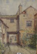 Local interest* Walter Eastwood (British 1867-1943) a pair of watercolours 'The Hostles & Yard,