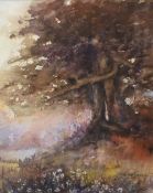 Elizabeth J Priborsky (20th century) watercolour 'The Old Tree' signed lower right, entitled to