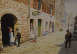 Local interest* Richard Irving (British 20th century) two local scene watercolours 'Queen's