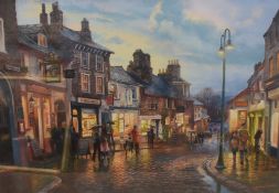 Local interest* Graham Twyford (British b.1946) colour print 'Kendal-Branthwaite Brow and the