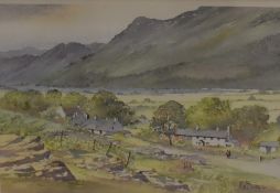 *Local Interest* After Kenneth W. Burton (1946) limited edition colour print 'Buttermere -