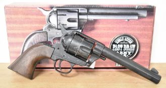 USA Single Action Fast Draw Army .45 Army COLT-type pistol, in its box marked KOLSER S.A. Replica