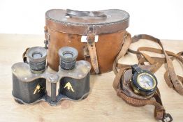 WW1 period E.R. Watts & Son of London Verner's Pattern VI Military Prismatic Compass dated 1913