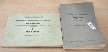 WW2 'Operation Sealion' Stadtdurchfahrtplane England (ohne London) briefing book dated 30 June 1940,