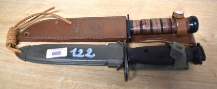 Colt M7 US Army Vietnam-period bayonet fighting knife made for the M16 assault rifle. Issued by