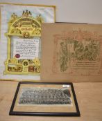 WW1 Honourable Discharge Certificate named to Captain Webster, Royal Army Medical Corps 'Served with