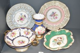 A group of ceramic ware, to include a Royal Worcester plate and a Bavaria Tirschenreuth plate ect