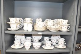 A Duchess 'Melody' pattern fine bone china tea service, sold together with a Royal Adderley tea