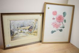 After Graham Stuart Thomas (20th century) Rosa Dream Girl, signed bottom left, 33cm x 43cm, sold