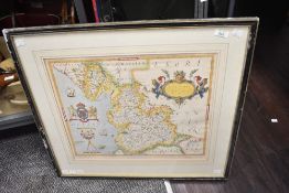 A 16th century style print of Old Lancaster