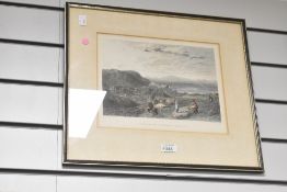 After J.M.W Turner (British) Haysham and Cumberland Mountains, print, 44cm x 39cm overall