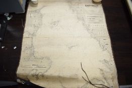 Maritime Navigational Chart. Kattegat [Denmark]. London: James Imray and Son. 1863. Rolled chart