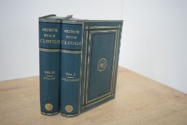 Poetry and Prose. The Poems and Prose Remains of Arthur Hugh Clough. Edited by his Wife. London: