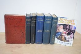 Literature. H. Rider Haggard. A selection of works. Includes first editions of the following: