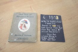 Children's. Potter, Beatrix - The Tale of Benjamin Bunny. London: Frederick Warne and Co. Early
