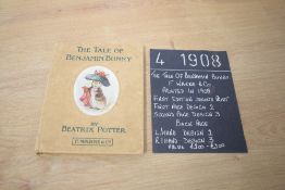Children's. Potter, Beatrix - The Tale of Benjamin Bunny. London: Frederick Warne and Co. Early
