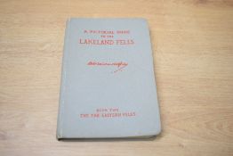 Wainwright. Signed copy. A Pictorial Guide to the Lakeland Fells. Book Two: The Far Eastern Fells.
