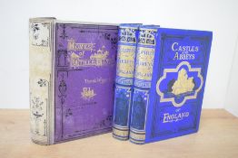 Buildings of England. Two titles. Beattie, William - The Castles and Abbeys of England, &c.