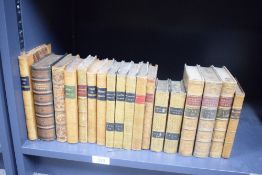 Antiquarian. Poetry. A selection of small format editions. In contemporary leather bindings. See