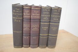 Biography. Three titles. Life of Sir Henry Lawrence. London: 1872. In two volumes. Original cloth;