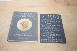 Children's. Potter, Beatrix - The Tale of Squirrel Nutkin. London: Frederick Warne and Co. First