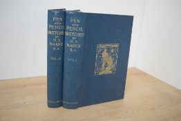 Art. Biography. Marks, Henry Stacy - Pen and Pencil Sketches. London: Chatto & Windus, 1894. First