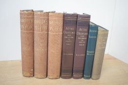 Philosophy and Classics. A small selection. Includes: Grote, George - Plato, and the Other