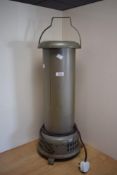 A vintage electric heater