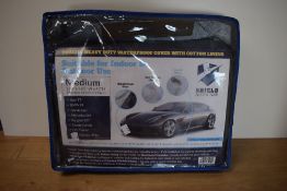 A haevy duty car cover , cotton lined