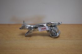 A Leaping Fox car mascot