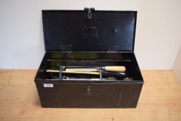 A tool box and contents