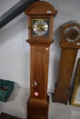A reproduction longcase clock , height approx. 161cm