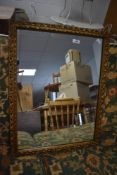 A gilt frame wall mirror, approx. 68 x 52cm