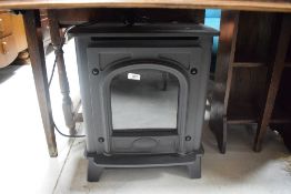 An electric fire, modelled as wood burner