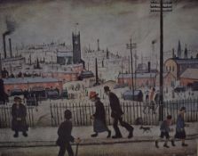 After Laurence Stephen Lowry RBA, RA (British 1887-1976) a Fine Art Trade Guild colour