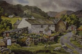 *Local Interest* After Judy Boyes (British b.1943) A pair of limited edition prints, the first 'Hill