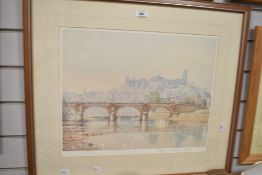 Local interest* After Mario Ottonello (1929-2012) limited edition colour print 'Sunday Afternoon'